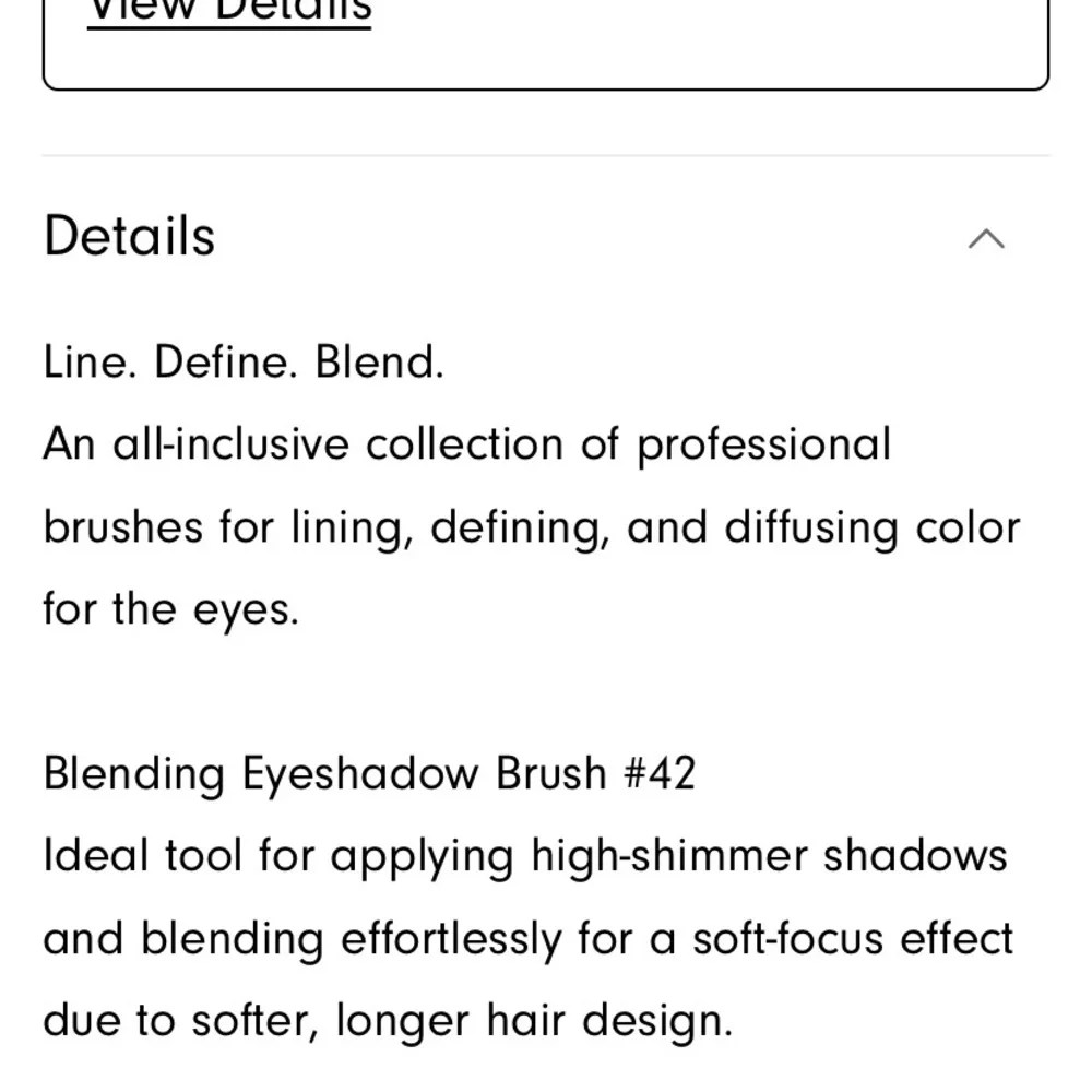 Nars Brush #42 Blending Eyeshadow Brush - NWT in Box